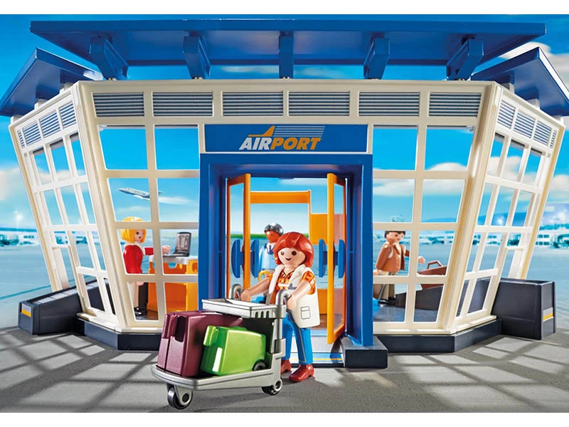 PLAYMOBIL CITY ACTION 5338 Airport With Control Tower - Image 6