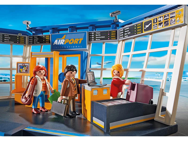 PLAYMOBIL CITY ACTION 5338 Airport With Control Tower - Image 7