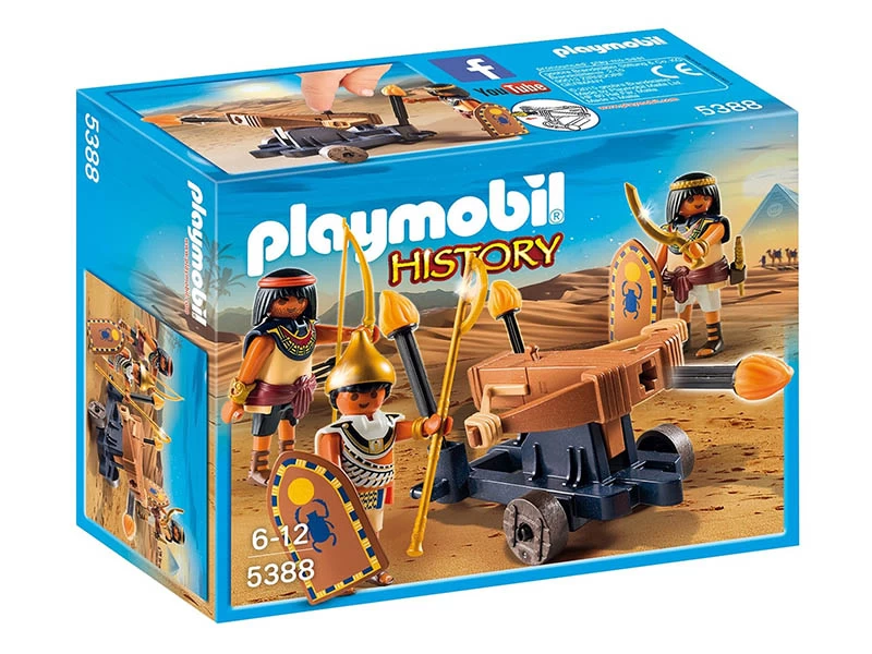 PLAYMOBIL HISTORY 5388 Egyptian Troop With Ballista - Image 2