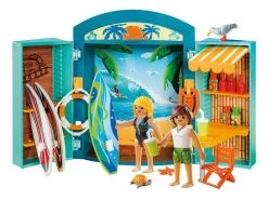 PLAYMOBIL Family Fun 5641 Surf Shop Play Box