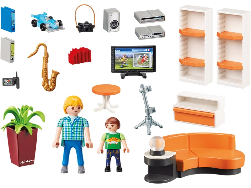 PLAYMOBIL City Life 9267 Living Room - Image 3