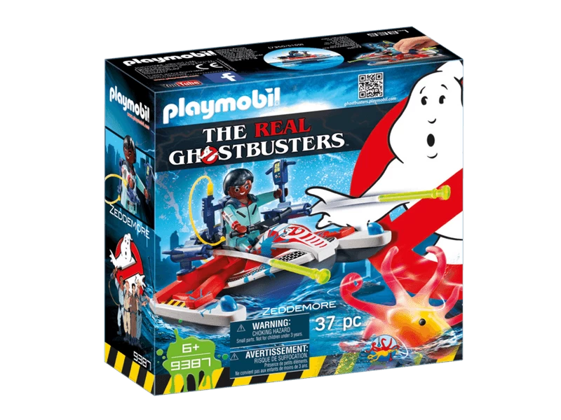 PLAYMOBIL GHOSTBUSTERS 9387 Zeddemore With Aqua Scooter - Image 2