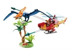 PLAYMOBIL Dinos 9430 Adventure Copter With Pterodactyl
