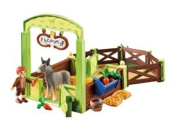 PLAYMOBIL Spirit 70120 Snips & Se?or Carrots With Horse Stall