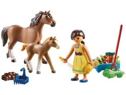 PLAYMOBIL Spirit 70122 Pru With Horse And Foal