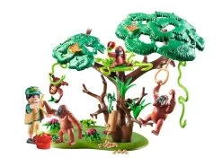 PLAYMOBIL Family Fun 70345 Orangutans With Tree