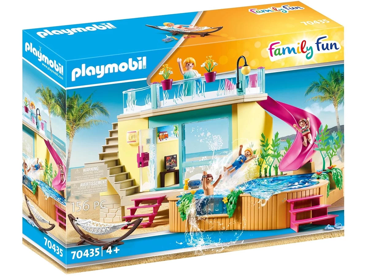 PLAYMOBIL Family Fun 70435 Bungalow With Pool - Image 2