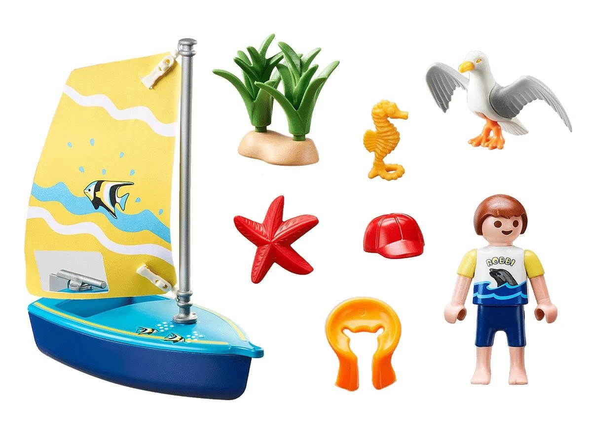 PLAYMOBIL Family Fun 70438 Sailboat - Image 3