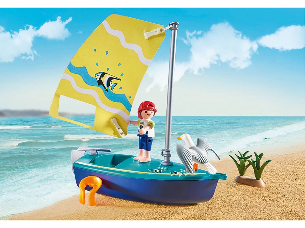 PLAYMOBIL Family Fun 70438 Sailboat - Image 4