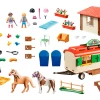 PLAYMOBIL Country 70510 Pony Shelter With Mobile Home
