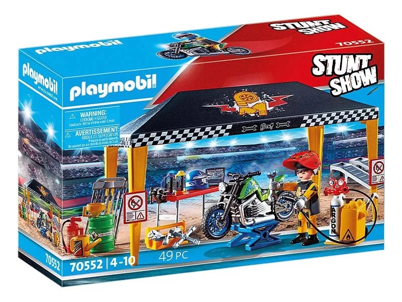 PLAYMOBIL Stunshow 70552 Stunt Show Service Tent - Image 2