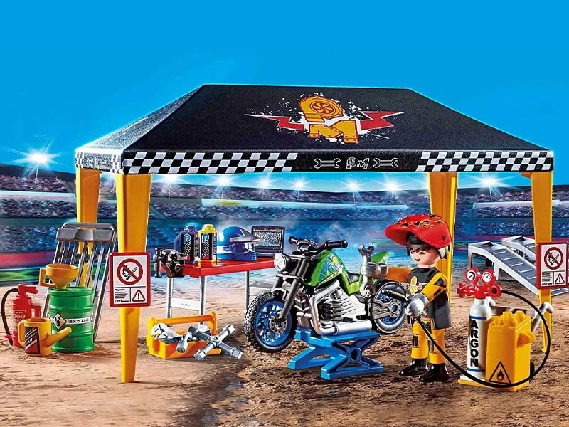 PLAYMOBIL Stunshow 70552 Stunt Show Service Tent - Image 3