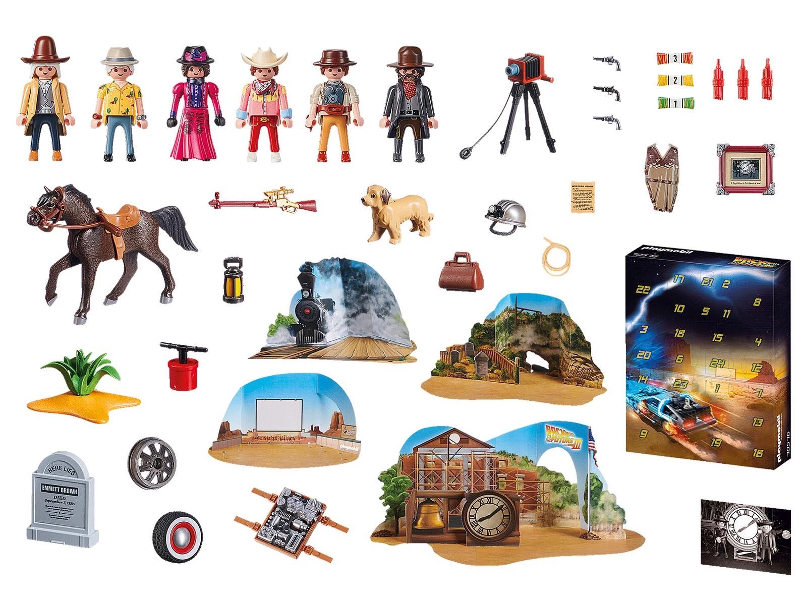 PLAYMOBIL Back To The Future 70576 Advent Calendar - Back To The Future III - Image 2