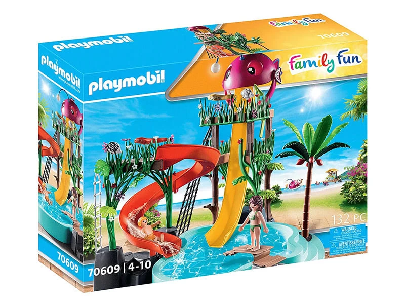 PLAYMOBIL Family Fun 70609 Water Park With Slides - Image 2