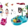 PLAYMOBIL Family Fun 70610 Small Pool With Water Sprayer