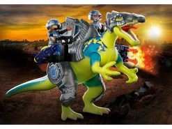 PLAYMOBIL Dino Rise 70625 Spinosaurus: Double Defense Power