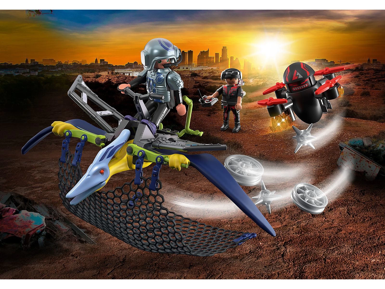 PLAYMOBIL Dino Rise 70628 Pteranodon: Drone Strike
