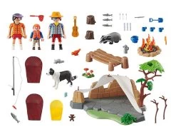 PLAYMOBIL Family Fun 70743 Camping Family