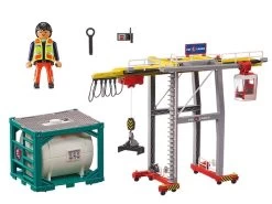 PLAYMOBIL CITY ACTION 70770 Cargo Crane With Container