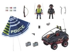 PLAYMOBIL CITY ACTION 70781 Police Parachute With Amphibious Vehicle