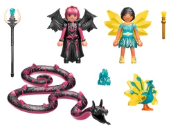PLAYMOBIL Ayuma 70803 Crystal Fairy And Bat Fairy With Soul Animal