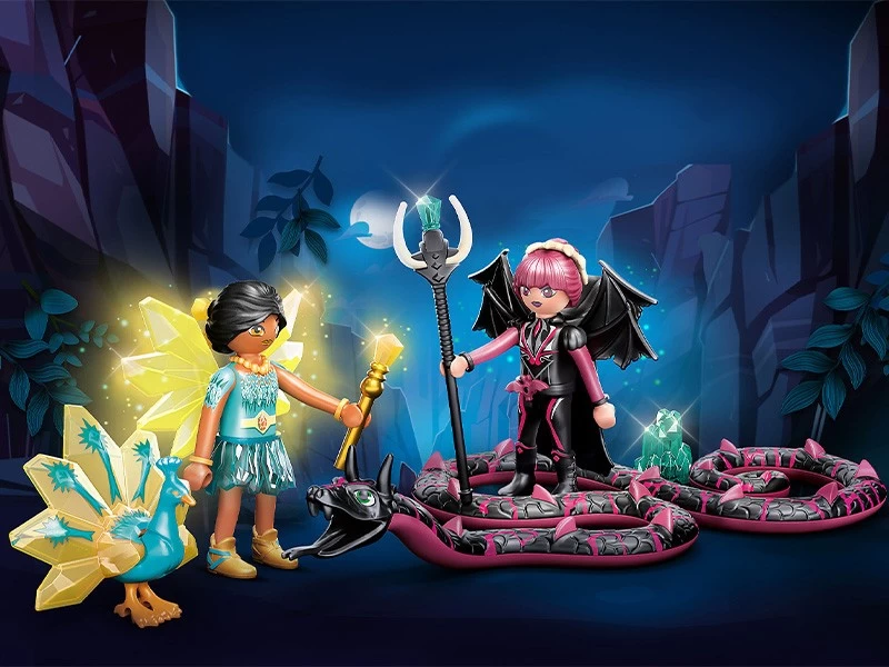 PLAYMOBIL Ayuma 70803 Crystal Fairy And Bat Fairy With Soul Animal - Image 3