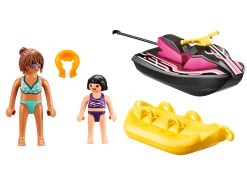 PLAYMOBIL Family Fun 70906 Starter Pack Jet Ski With Banana Boat