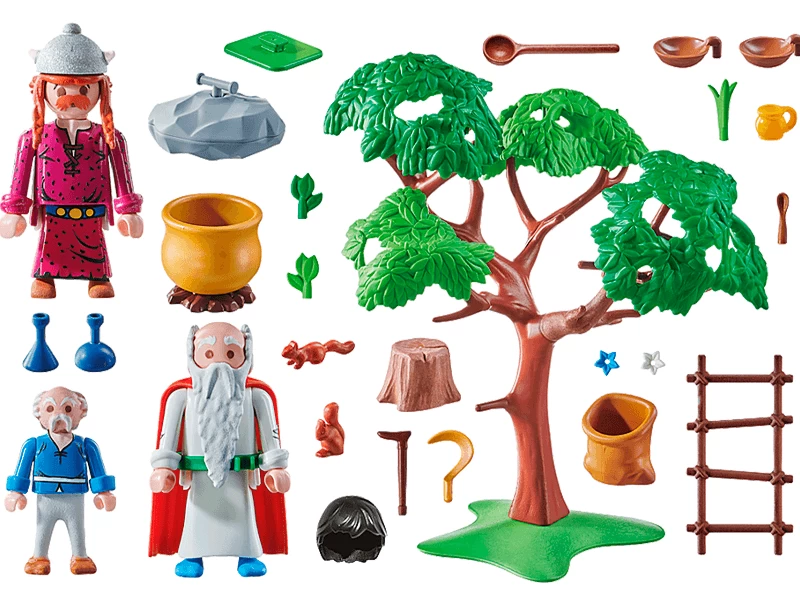 PLAYMOBIL Asterix 70933 Asterix : Getafix With The Caldron Of Magic Potion