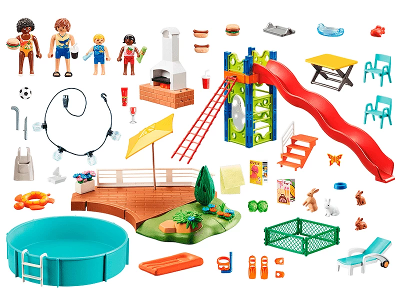 PLAYMOBIL City Life 70987 Pool Party