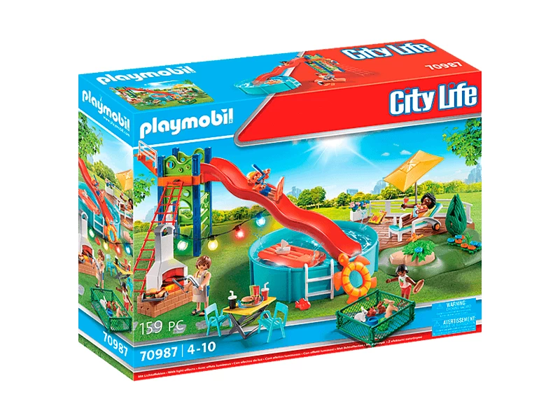 PLAYMOBIL City Life 70987 Pool Party - Image 2
