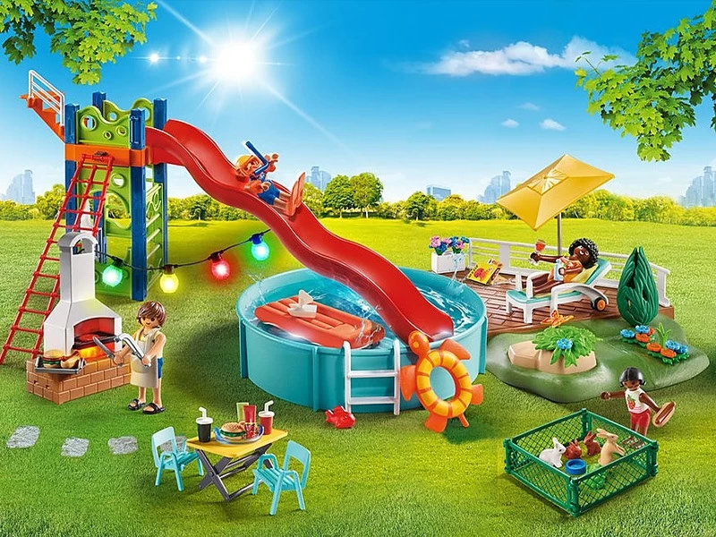 PLAYMOBIL City Life 70987 Pool Party - Image 3