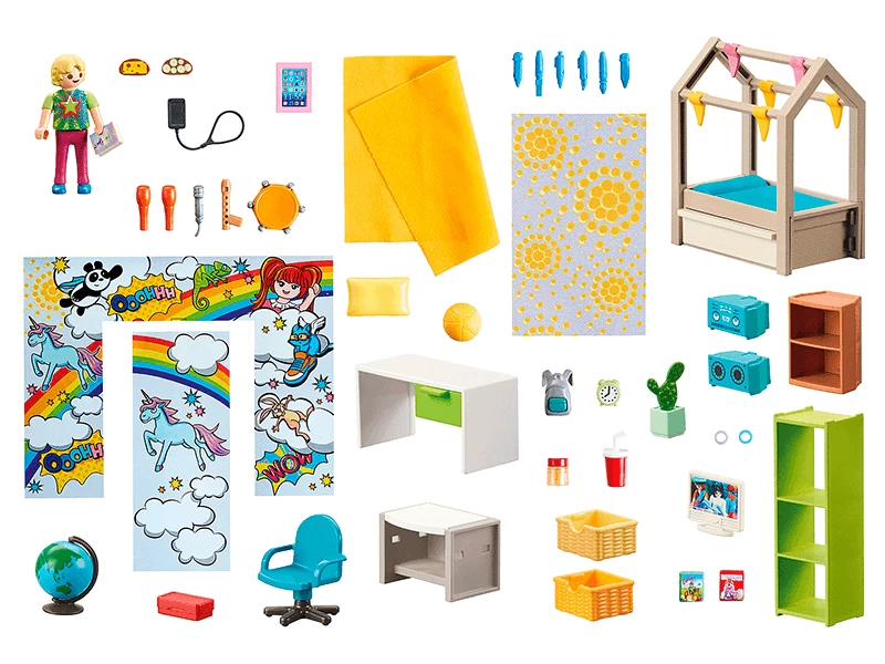 PLAYMOBIL City Life 70988 Deluxe Teenager's Room