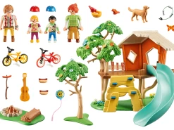 PLAYMOBIL Family Fun 71001 Adventure Treehouse With Slide