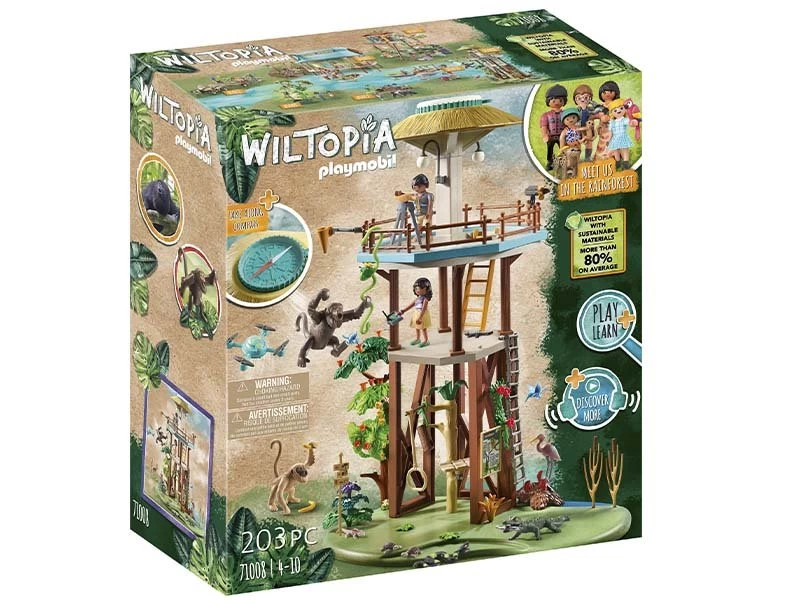 PLAYMOBIL Wiltopia 71008 Wiltopia - Research Tower With Compass - Image 2