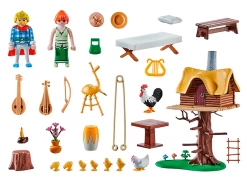PLAYMOBIL Asterix 71016 Asterix: Cacofonix With Treehouse