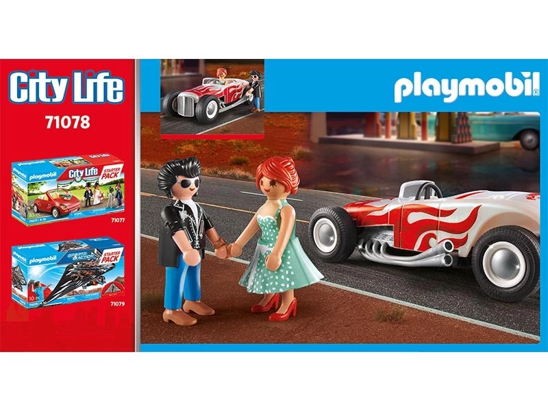 PLAYMOBIL City Life 71078 Starter Pack Hot Rod - Image 2