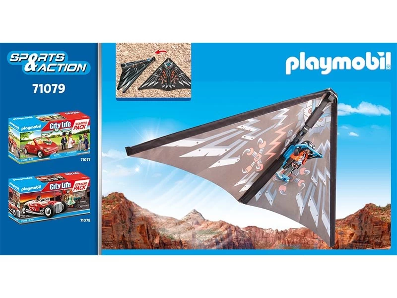 PLAYMOBIL SPORTS & ACTION 71079 Starter Pack Hang Glider - Image 2