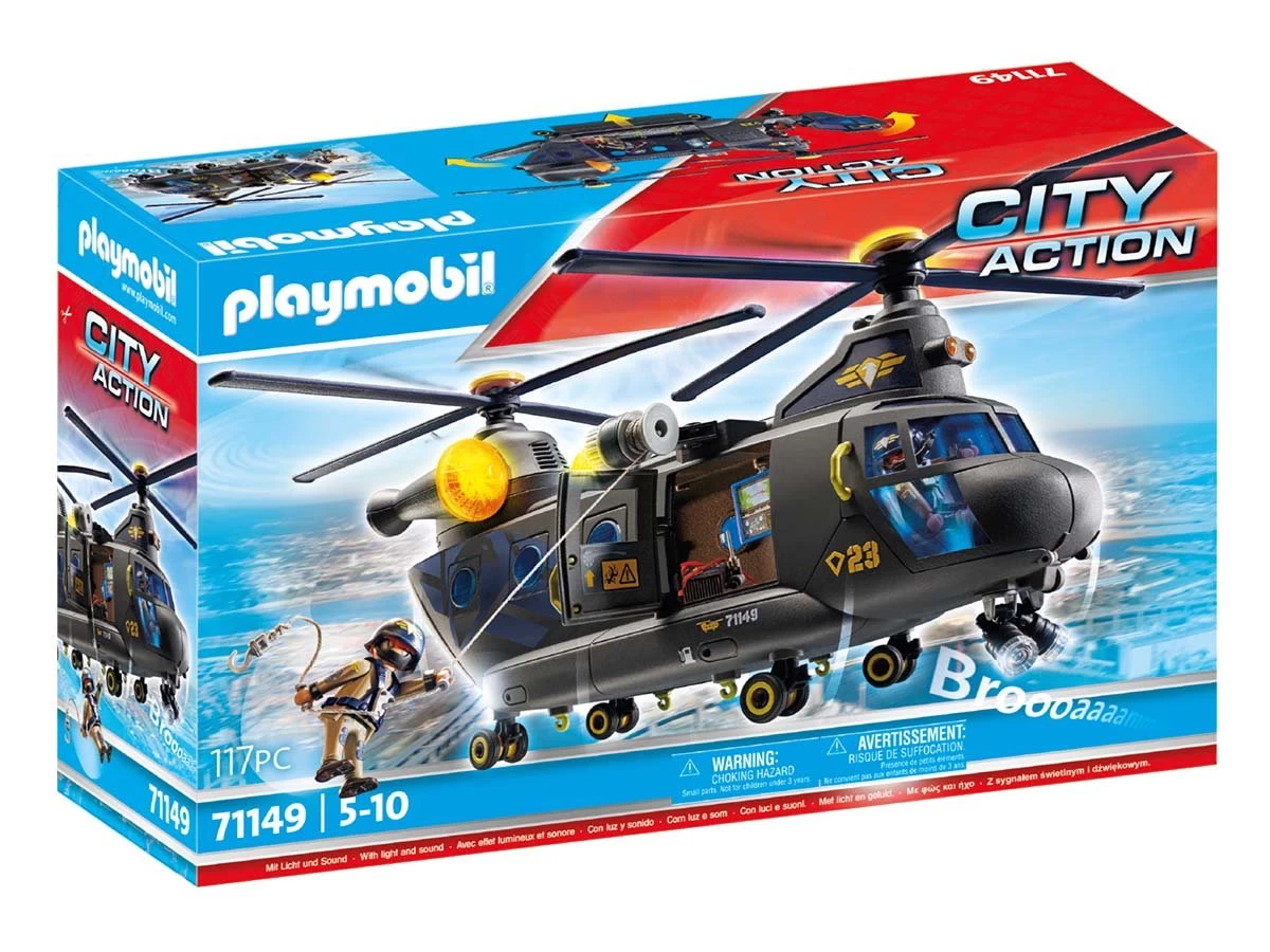 PLAYMOBIL CITY ACTION 71149 Tactical Unit - Rescue Aircraft - Image 2
