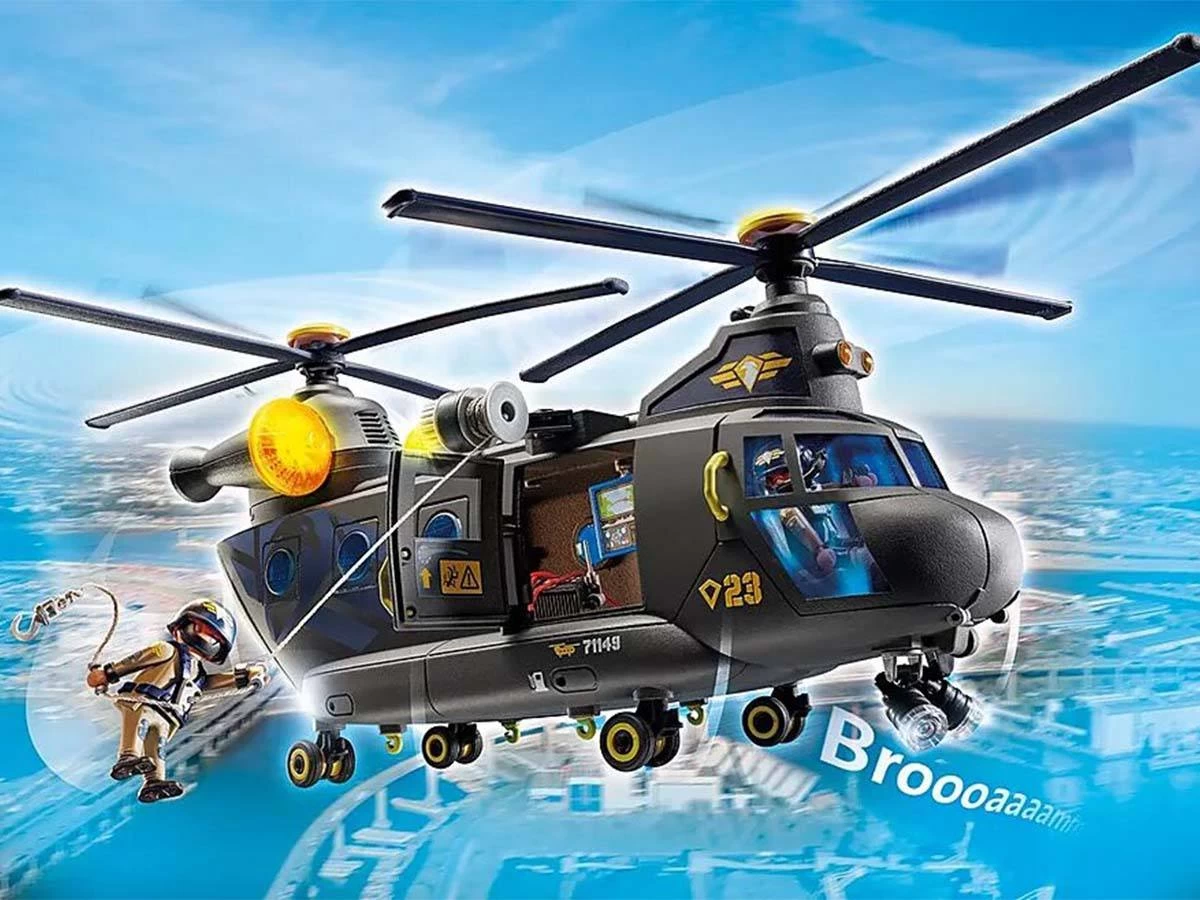 PLAYMOBIL CITY ACTION 71149 Tactical Unit - Rescue Aircraft - Image 3