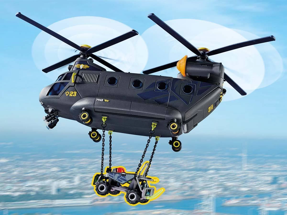PLAYMOBIL CITY ACTION 71149 Tactical Unit - Rescue Aircraft - Image 4