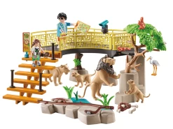 PLAYMOBIL Family Fun 71192 Outdoor Lion Enclosure