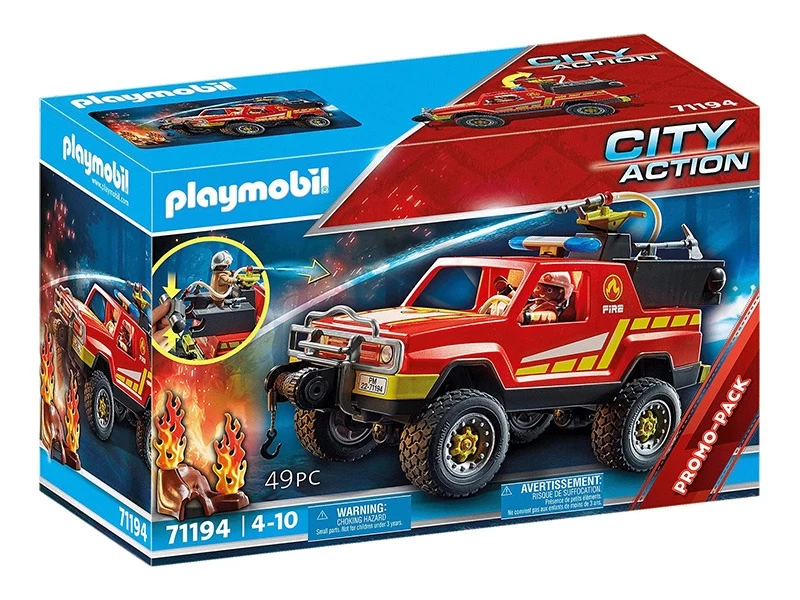 PLAYMOBIL CITY ACTION 71194 Fire Rescue Truck - Image 2