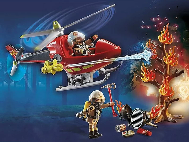 PLAYMOBIL CITY ACTION 71195 Fire Rescue Helicopter - Image 3