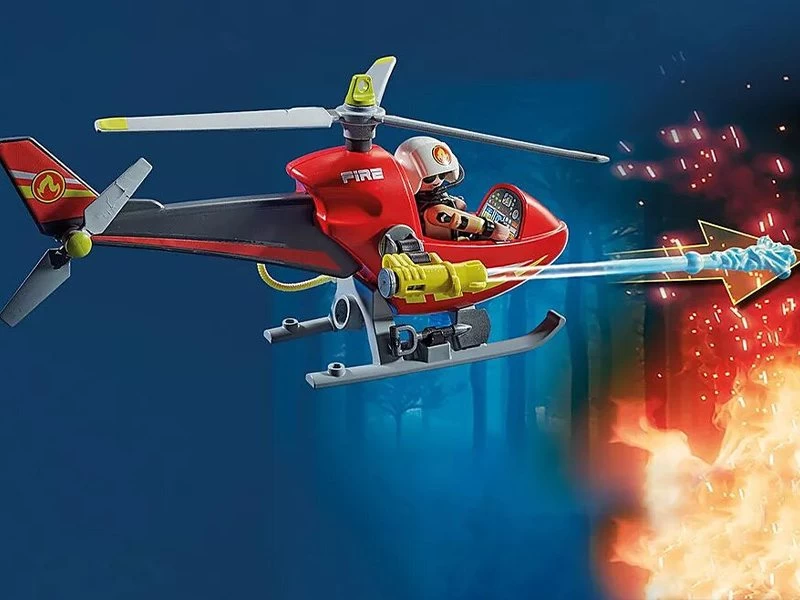 PLAYMOBIL CITY ACTION 71195 Fire Rescue Helicopter - Image 4