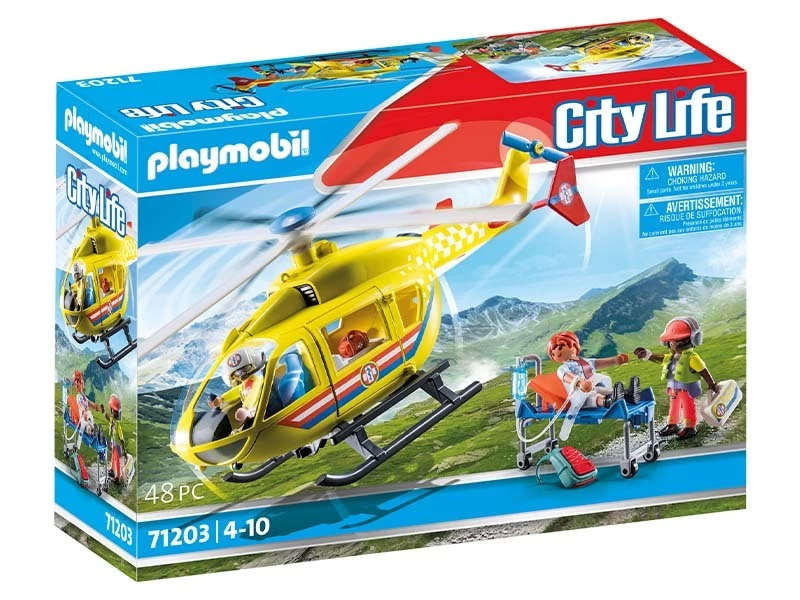 PLAYMOBIL City Life 71203 Medical Helicopter - Image 2