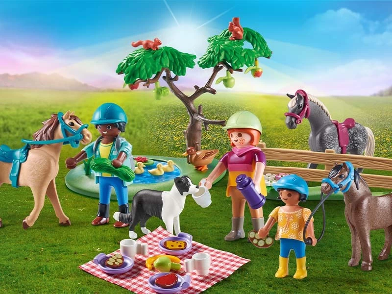 PLAYMOBIL Country 71239 Picnic Adventure With Horses - Image 3
