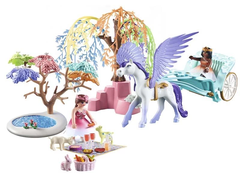 PLAYMOBIL Magic 71246 Picnic With Pegasus Carriage