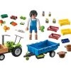 PLAYMOBIL Country 71249 Harvester Tractor With Trailer