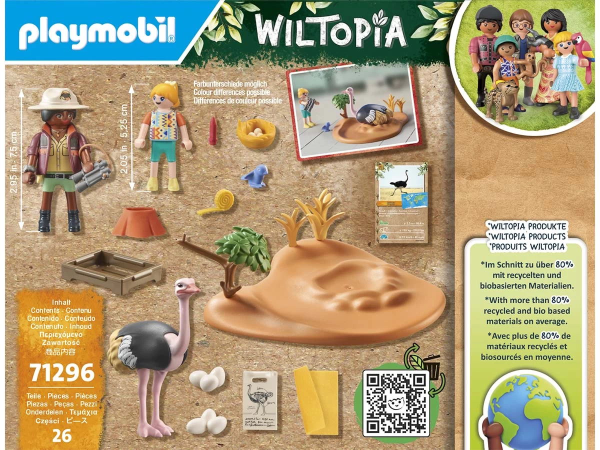 PLAYMOBIL Wiltopia 71296 Wiltopia - Ostrich Keepers - Image 4