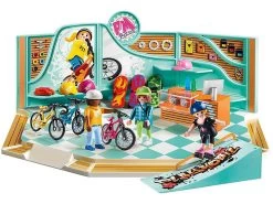 PLAYMOBIL City Life 9402 Bike And Skate Shop